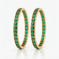 Panchaloha Bangle (Green) -BG142