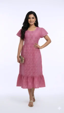 KNEE LENGTH FROCK NIGHTY