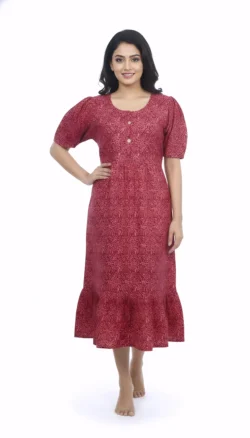 KNEE LENGTH FROCK NIGHTY