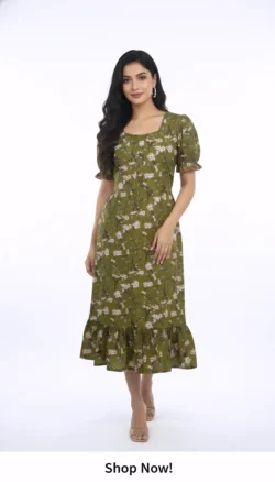 KNEE LENGTH FROCK NIGHTY