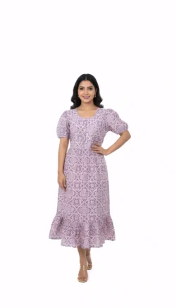 KNEE LENGTH FROCK NIGHTY