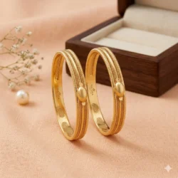 Kids Unpolished Panchaloha Bangle KP09