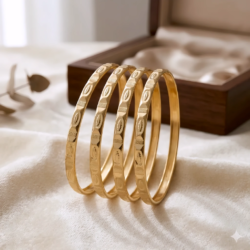 Unpolished Panchaloha Bangle -BG173
