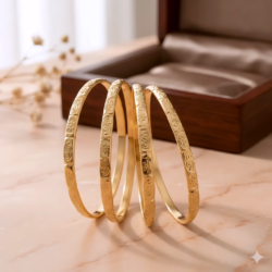 Unpolished Panchaloha Bangle -BG181