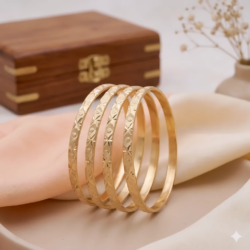 Unpolished Panchaloha Bangle -BG180