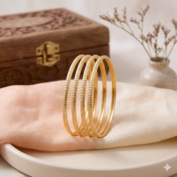 Unpolished Panchaloha Bangle -BG179