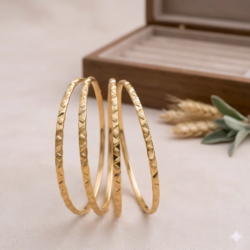 Unpolished Panchaloha Bangle -BG176