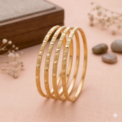 Unpolished Panchaloha Bangle -BG172
