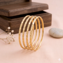 Unpolished Panchaloha Bangle -BG175
