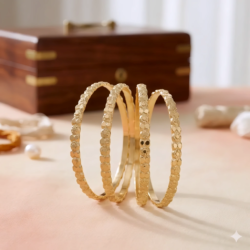 Unpolished Panchaloha Bangle -BG174