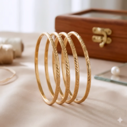 Unpolished Panchaloha Bangle -BG182