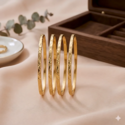 Unpolished Panchaloha Bangle -BG184