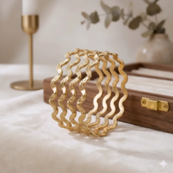 Unpolished Panchaloha Bangle -BG202