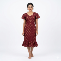 KNEE LENGTH FROCK NIGHTY-KLFR659