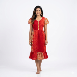 KNEE LENGTH FROCK NIGHTY-KLFR653