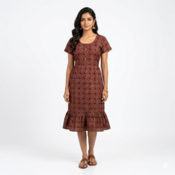 KNEE LENGTH FROCK NIGHTY-KLFR617