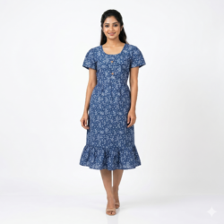 KNEE LENGTH FROCK NIGHTY-KLFR664