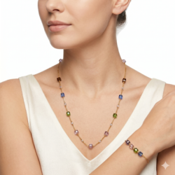 Anti turnish Necklace With  Bracelet AN49