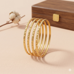 Unpolished Panchaloha Bangle -BG176