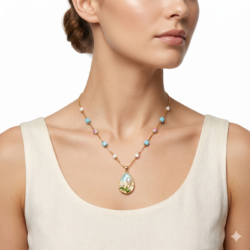 Anti turnish Necklace  AN58