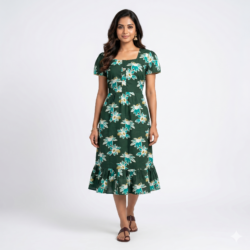 KNEE LENGTH FROCK NIGHTY-KLFR672