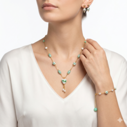 Anti turnish Necklace With Ear Rings nd Bracelet AN47