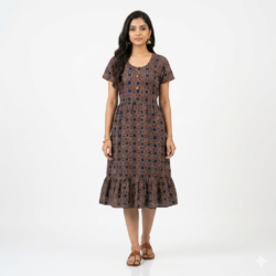 KNEE LENGTH FROCK NIGHTY-KLFR618