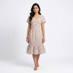 KNEE LENGTH FROCK NIGHTY-KLFR633