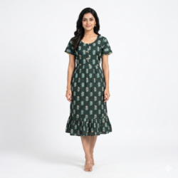 KNEE LENGTH FROCK NIGHTY-KLFR667