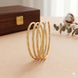 Unpolished Panchaloha Bangle -BG185