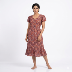 KNEE LENGTH FROCK NIGHTY-KLFR649