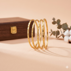 Unpolished Panchaloha Bangle -BG217