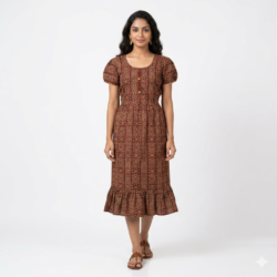 KNEE LENGTH FROCK NIGHTY-KLFR613