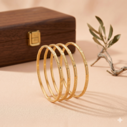 Unpolished Panchaloha Bangle -BG216