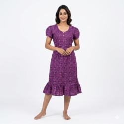 KNEE LENGTH FROCK NIGHTY-KLFR642