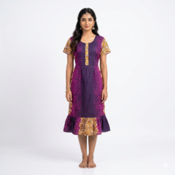 KNEE LENGTH FROCK NIGHTY-KLFR654