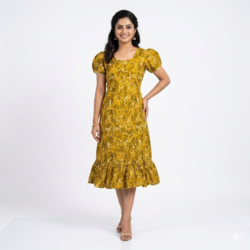 KNEE LENGTH FROCK NIGHTY-KLFR648