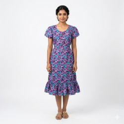 KNEE LENGTH FROCK NIGHTY-KLFR627