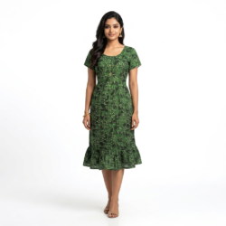 KNEE LENGTH FROCK NIGHTY-KLFR638