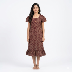 KNEE LENGTH FROCK NIGHTY-KLFR619