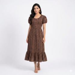 KNEE LENGTH FROCK NIGHTY-KLFR615