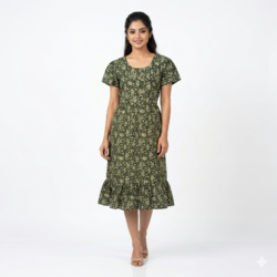 KNEE LENGTH FROCK NIGHTY-KLFR663