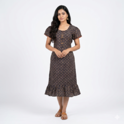 KNEE LENGTH FROCK NIGHTY-KLFR620