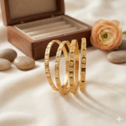 Unpolished Panchaloha Bangle -BG219