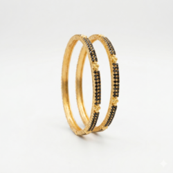 Premium Black Stone Bangle -BG210