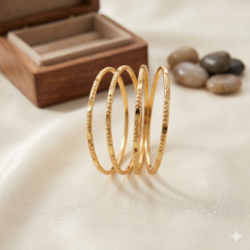 Unpolished Panchaloha Bangle -BG218