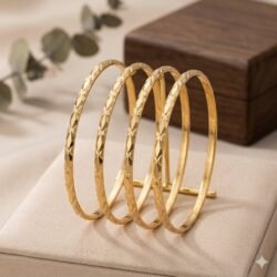 Unpolished Panchaloha Bangle -BG225