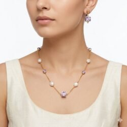 Anti turnish Necklace With Ear Rings AN44