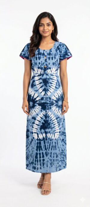 BATIQ FROCK NIGHTY FREE SIZE (XXL)-FRN1864
