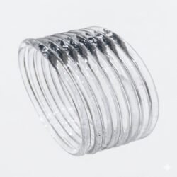 Jelly Bangle Glossy Grey set of 8pcs- JLB25